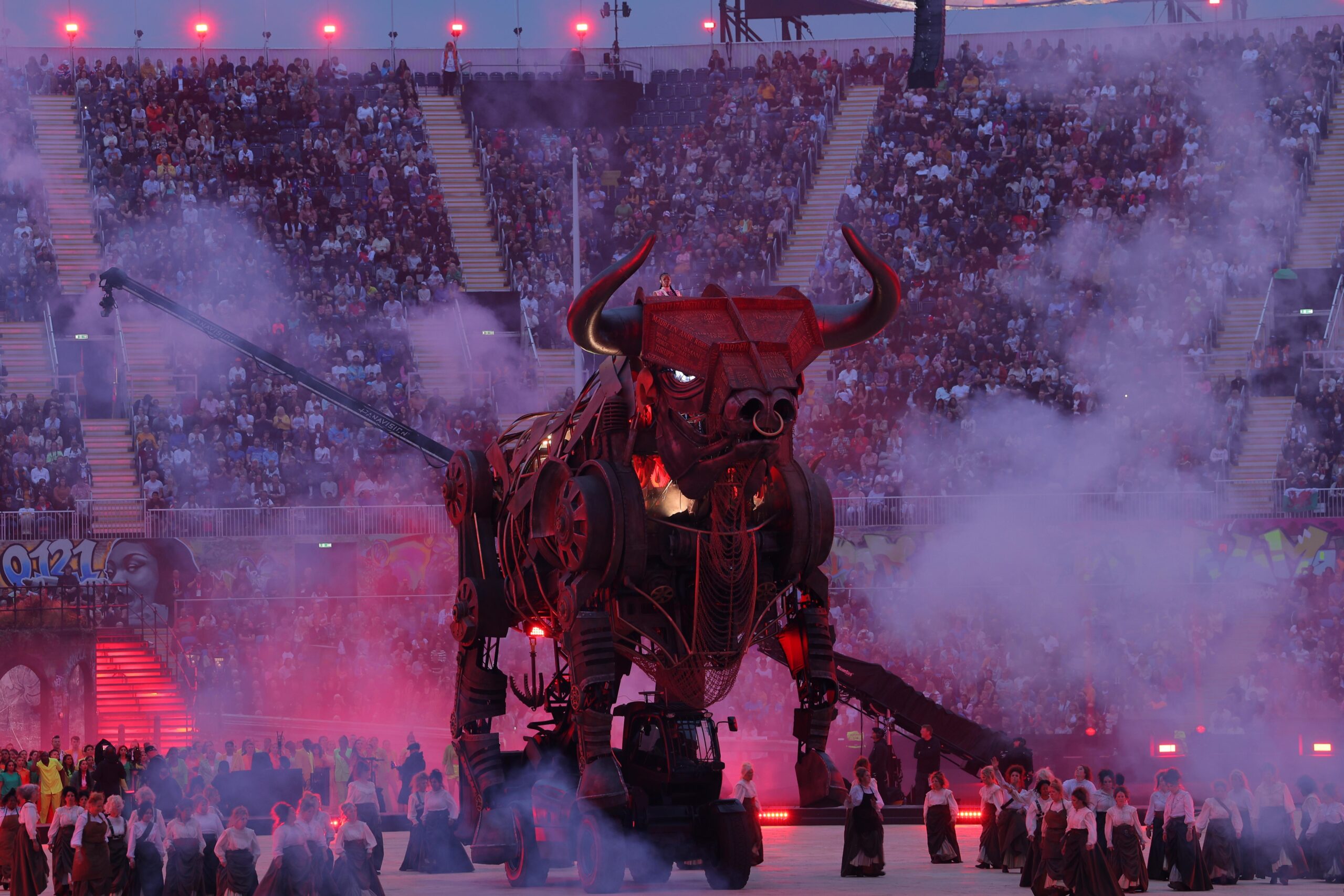 A Giant Mechanical Bull