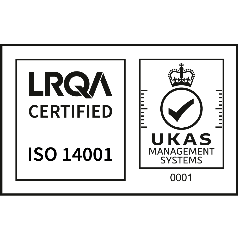 LRQA Certified / UKAS Management System - ISO-14001